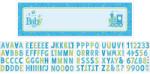 Party Center Banner bleu pentru petrecere personalizabil welcome baby boy 165.1 x 50.8cm, amscan 121460 (PC_A121460)