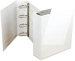 Panta Plast Caiet mecanic cu buzunar 80 mm, 4 inele, Panta Plast, alb