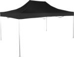 Expodom Gyorsan összecsukható sátor 3x4, 5m - alumínium, Fekete, Oldalfalak nélkül