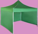 Expodom Gyorsan összecsukható sátor 3x3 m - alumínium, Zöld, 3 oldalfal