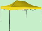 Expodom Gyorsan összecsukható sátor 3x4, 5 m - acél, Sárga, Oldalfalak nélkül