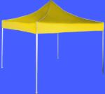 Expodom Gyorsan összecsukható sátor 3x3 m - alumínium, Sárga, Oldalfalak nélkül
