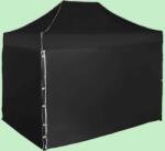 Expodom Gyorsan összecsukható sátor 2x3m - acél, Fekete, 4 oldalfal