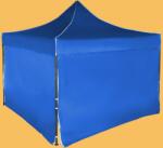 Expodom Gyorsan összecsukható sátor 3x3 m - acél, Kék, 4 oldalfal