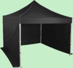 Expodom Gyorsan összecsukható sátor 3x3 m - hexagonális alumínium, Fekete