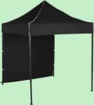 Expodom Gyorsan összecsukható sátor 2x2m - acél, Fekete, 1 oldalfal