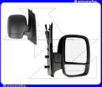 TOYOTA PROACE 1 2013.06-2016.08 /MDX/ Visszapillantó tükör jobb, manuális "OSZTOTT" domború tükörlappal, fekete borítással FT9237053