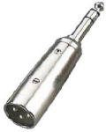 Soundsation SADA09 XLR papa - 6, 3mm sztereo Jack átalakító - hangszeraruhaz