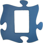 Batadecor Puzzle képkeret (kék)