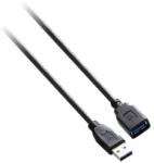 V7 USB 3.0 hosszabbító kábel 1.8m - Fekete (V7E2USB3EXT-1.8M)