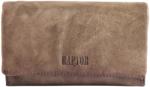 RAPTOR Portofel dama din piele naturala, Raptor, culoare kaki, 9 x 16 x 3 cm (RA40017-003)
