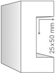 ANRO Kábelcsatorna takaró díszléc KCS-04 (25x50 mm) (KCS-04 (25x50 mm))