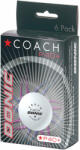 Donic Mingi tenis (6 buc) Donic Coach* P40+ albe (550221)