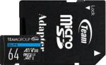 Team Group microSDXC 64GB A1/V30 TEAUSDX64GIV30A103