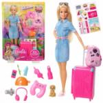 Mattel Barbie Dreamhouse in calatorie FWV25 Papusa Barbie