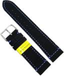 Morellato Curea de ceas rezistenta la apa Negru cu Albastru Morellato - 22mm / 24mm - A01X4910B44868CR (A01X4910B44868CR)