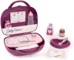 Smoby Set de înfășat în valiză Violette Baby Nurse Smoby pentru păpușa de jucărie cu 12 accesorii (SM220341)