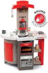 Smoby Bucătărie pliabilă electronică Tefal Opencook Smoby roșie cu aparat de cafea, frigider și 22 aceesorii a 22 doplnkov (SM312202) Bucatarie copii