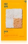  Holika Holika Pure Essence Rice szövet arcmaszk az arcbőr élénkítésére és vitalitásáért 23 ml