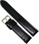  Curea de ceas XXL din piele neagra 18mm 20mm 22mm 24mm C3135 (C3135)