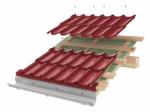 RoofArt Tigla metalica Roofart dublu-modulara Standard Lucios