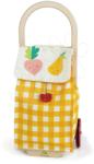 Tender Leaf Toys Cărucior de cumpărături cu material din textil Shopping Trolley Yellow Tender Leaf Toys cu structură din lemn (TL8254Y)
