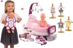 Smoby Set centru bebe pentru păpușa de jucărie Violette Baby Nurse Smoby și marsupiu cu hăinuțe pentru păpușa de jucărie 32 cm (SM220347-4) Papusa