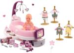 Smoby Set centru bebe pentru păpușa de jucărie Violette Baby Nurse Smoby și hăinuțe pentru păpușa de jucărie 32 cm 4 feluri (SM220347-1) Papusa