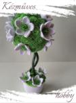 kezmuves-hobby. hu Virágzó fa - Quilling Cserepes kisvirág
