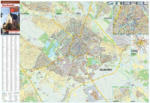 Stiefel Kecskemét térképe, falitérkép (117022T-XL)