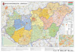Stiefel Magyarország közigazgatási térképe, falitérkép (8791777T-L)