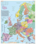 Stiefel Európa irányítószámos falitérkép (nemzetközi) (12048500T-XL)