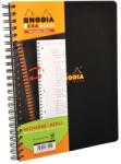 Clairefontaine Rezerva caiet organizare A4+ spirala 80 file Rhodia Exabook