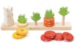Tender Leaf Morcov care crește Counting Carrots Tender Leaf Toys cu cercuri numerotate și iepuraș de la 18 luni (TL8407)