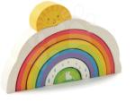 Tender Leaf Tunel din lemn din curcubeu Rainbow Tunnel Tender Leaf Toys Puzzle de 7 bucăți de la 18 luni (TL8339)