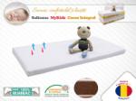 Klups Saltea de cocos integral cu husa alba 120x60x6 cm (NT0273) Saltea bebelusi