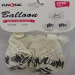  Just Married Mr. és Mrs. gumi lufi 30 cm)-5 db-606836