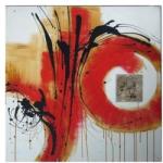 Mendola Tablou pictat manual Mister, dimensiunea 60x60cm
