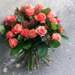 ImodFlowers Buchet clasic cu 31 de trandafiri corai