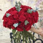 ImodFlowers Buchet de 35 trandafiri rosii