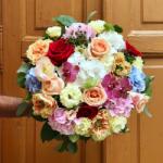 ImodFlowers Buchet cu hortensie si trandafiri