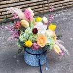 ImodFlowers Cutie cu Hortensia albastra