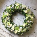 ImodFlowers Coroană Funerară cu Flori Albe