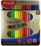 Maped Creioane Colorate Color'peps 18 Culori/set Cutie Metal Maped (832015)