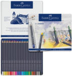 Faber-Castell Creioane colorate 24 buc/set FABER-CASTELL Goldfaber, cutie metal, FC114724