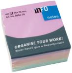 inFo notes Cub notite adezive 75x75mm 400 file Harmony Info Notes (A5533) - viamond