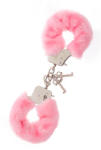 NMC Metal Handcuff With Plush Pink