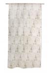 Mendola Perdea Tour Mendola Home Textiles, 140x245cm, cu inele, gri-verde