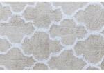 Mendola Covoras baie model geometric Mendola Wellness, 50x80cm, ecru Covor baie