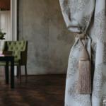 Mendola Metraj draperie cu decor GALLIANO, latime 280 cm, bej
